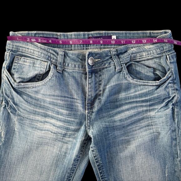 Vigoss New York Boot Jeans Juniors size 9 Bootcut Retro Cabincore Y2K Style - Picture 8 of 13